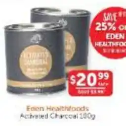WHOLELIFE Eden Healthfoods Activated Charcoal offer