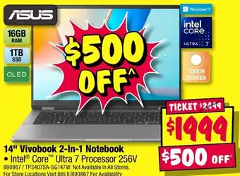 JB Hi-Fi Asus 14" Vivobook 2-in-1 Notebook offer