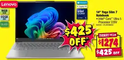 JB Hi-Fi Lenovo 14" Yoga Slim 7 Notebook offer