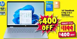 JB Hi-Fi HP 14" OmniBook 5 Flip 2-in-1 Notebook offer