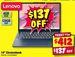 JB Hi-Fi Lenovo 14" Chromebook offer