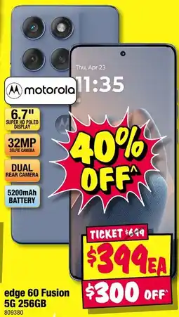 JB Hi-Fi motorola edge 60 Fusion offer