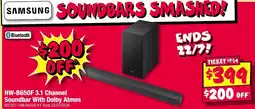 JB Hi-Fi HW B650F 3.1 Channel Soundbar With Dolby Atmos offer