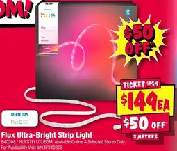 JB Hi-Fi Philips Hue Flux Ultra-Bright Strip Light offer