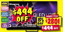 JB Hi-Fi Hisense QLED TV offer