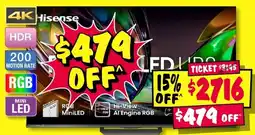 JB Hi-Fi Hisense LED TV offer