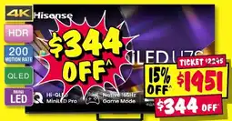 JB Hi-Fi Hisense QLED TV offer