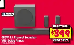JB Hi-Fi 580W 5.1 Channel Soundbar With Dolby Atmos offer