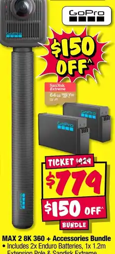 JB Hi-Fi GoPro MAX 2 8K 360 offer