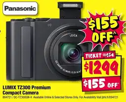 JB Hi-Fi Panasonic LUMIX TZ300 Premium Compact Camera offer