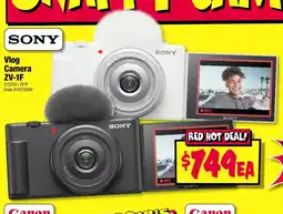 JB Hi-Fi Vlog Camera ZV 1F offer