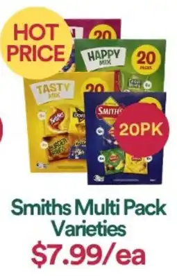 WHOLEFARMS Smiths Multi Pack Varieties offer