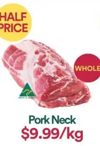 WHOLEFARMS Pork Neck offer