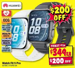 JB Hi-Fi Huawei Watch Fit 5 Pro offer