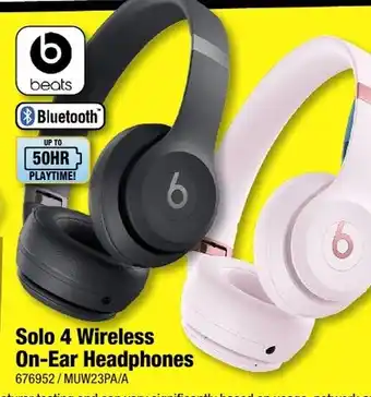 JB Hi-Fi beats Solo 4 Wireless On-Ear Headphones offer
