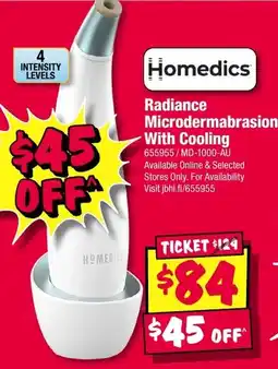 JB Hi-Fi Homedics Radiance Microdermabrasion With Cooling offer