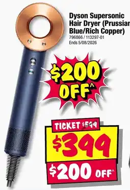 JB Hi-Fi Dyson Supersonic Hair Dryer offer