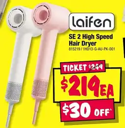 JB Hi-Fi laifen SE 2 High Speed Hair Dryer offer