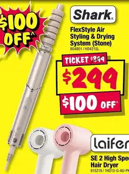 JB Hi-Fi Shark FlexStyle Air Styling & Drying System (Stone) offer