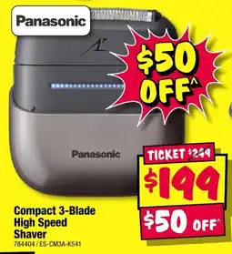 JB Hi-Fi Panasonic Compact 3-Blade High Speed Shaver offer