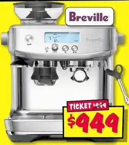 JB Hi-Fi Breville espresso machine offer