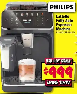 JB Hi-Fi Philips LatteGo Fully Auto Espresso Machine offer