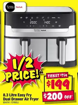 JB Hi-Fi 8.3 Litre Easy Fry Dual Drawer Air Fryer offer