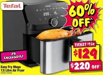 JB Hi-Fi Tefal Easy Fry Mega 7.5 Litre Air Fryer offer