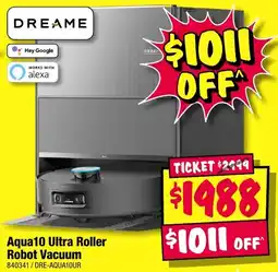 JB Hi-Fi Dreame Aqua10 Ultra Roller Robot Vacuum offer