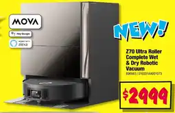 JB Hi-Fi Mova Z70 Ultra Roller Complete Wet & Dry Robotic Vacuum offer