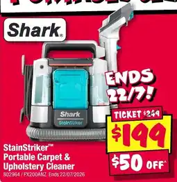 JB Hi-Fi Shark StainStriker Portable Carpet & Upholstery Cleaner offer