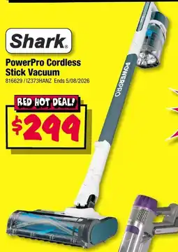 JB Hi-Fi Shark PowerPro Cordless Stick Vacuum offer