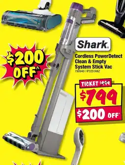 JB Hi-Fi Cordless PowerDetect Clean & Empty System Stick Vac offer