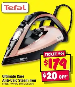 JB Hi-Fi Tefal Ultimate Care Anti-Calc Steam Iron offer