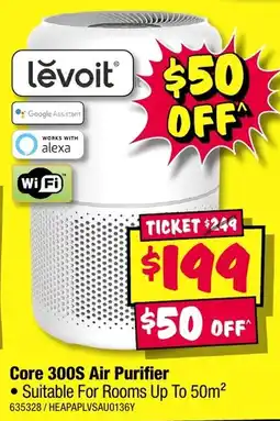 JB Hi-Fi Levoit Core 300S Air Purifier offer