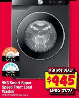 JB Hi-Fi 9KG Smart Super Speed Front Load Washer offer