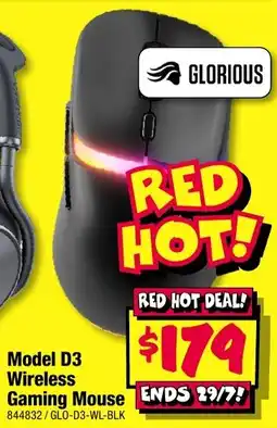 JB Hi-Fi Glorious Model D3 Wireless Gaming Mouse offer