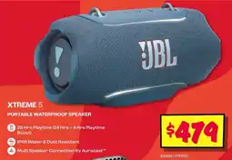 JB Hi-Fi JBL XTREME 5 Portable Waterproof Speaker offer