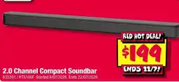 JB Hi-Fi 2.0 Channel Compact Soundbar offer
