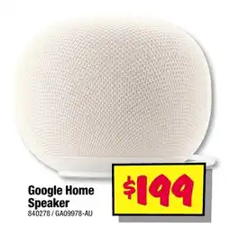 JB Hi-Fi Google Home Speaker offer