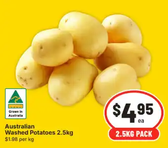 Australian Washed Potatoes