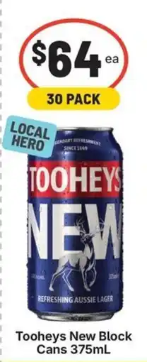 IGA Liquor Tooheys New Block offer
