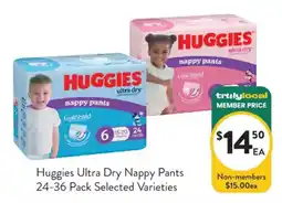 Foodworks Huggies Ultra Dry Nappy Pants offer