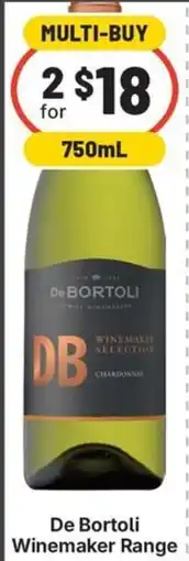 IGA Liquor De Bortoli Winemaker Range offer