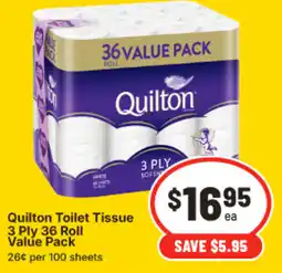 IGA Quilton Toilet Tissue offer
