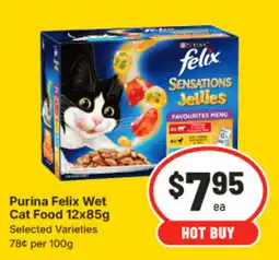 IGA Purina Felix Wet Cat Food Selected Varieties offer