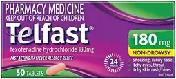 Soul Pattinson Chemist Telfast 180mg 50 Tablets offer