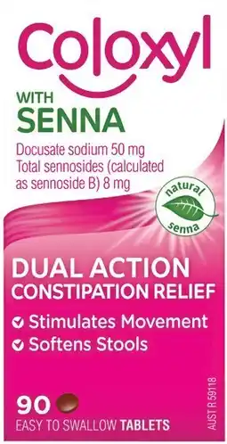 Soul Pattinson Chemist Coloxyl With Senna 90 Tablets offer
