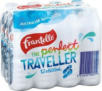 IGA Frantelle Spring Water 12x600mL offer