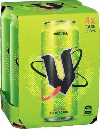 IGA V Energy Drink 4x500mL offer
